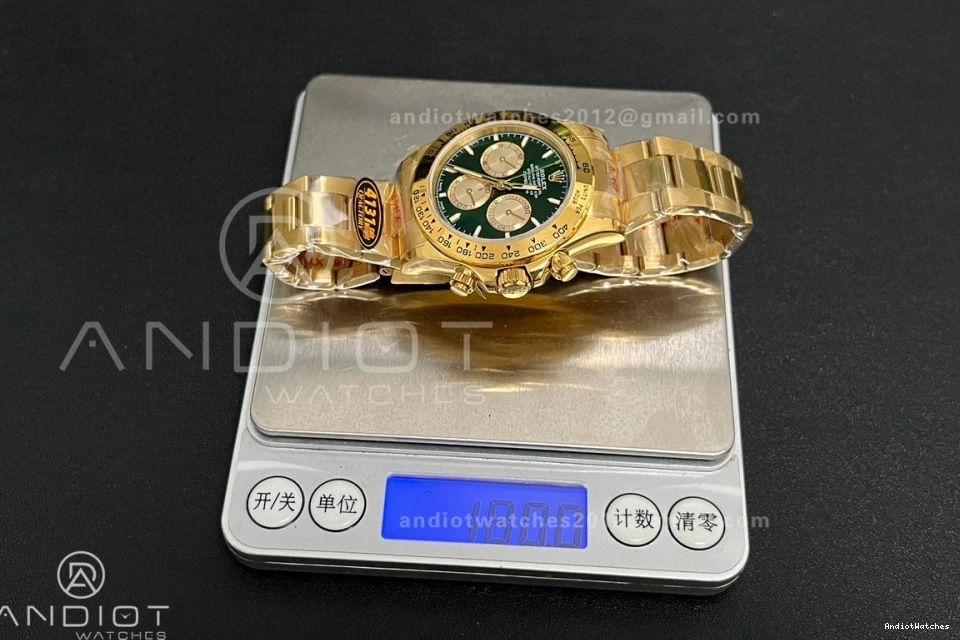 QF 2025 YG 126508 V6 Best 1:1 Dial 493 Daytona (Gain SmoothTexture QF4131 Bracelet Green on Edition Weight) YG 0212